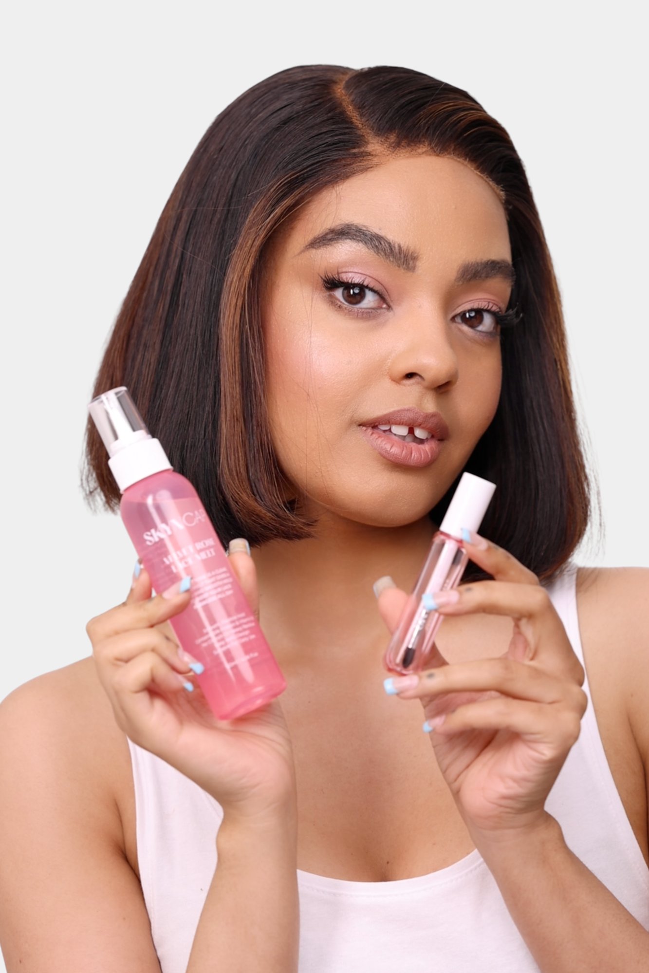 pour lace nelt into tube (1)